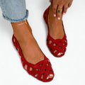 The Mallorca Woven Cutout Flat