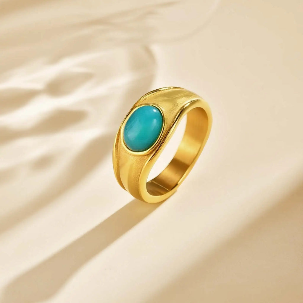 The Gaia Shield Statement Ring
