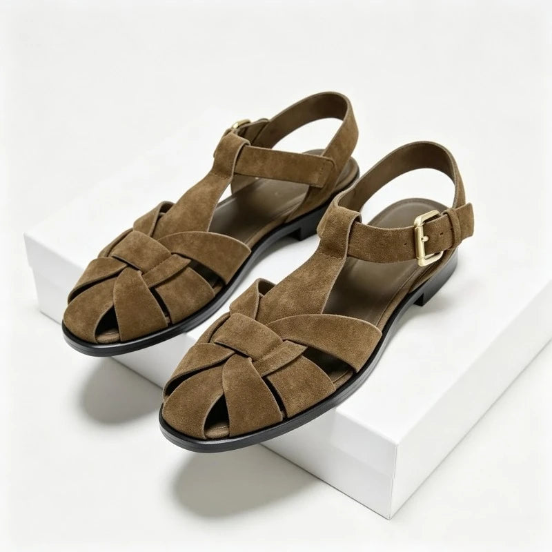 The Palermo Buckled Gladiator Flat