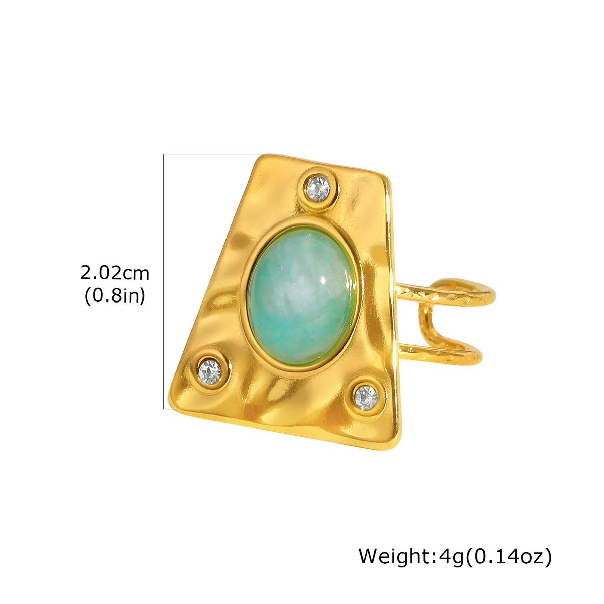 The Gaia Shield Statement Ring