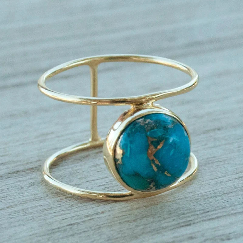 The Desert Sun Turquoise Ring