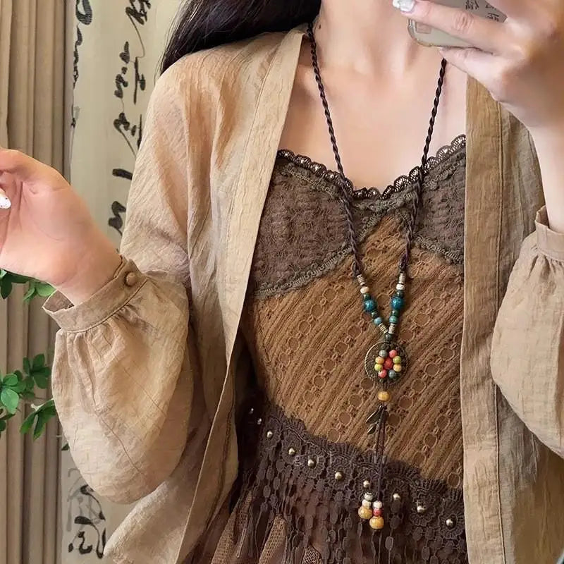 The Earthbound Wooden Pendant