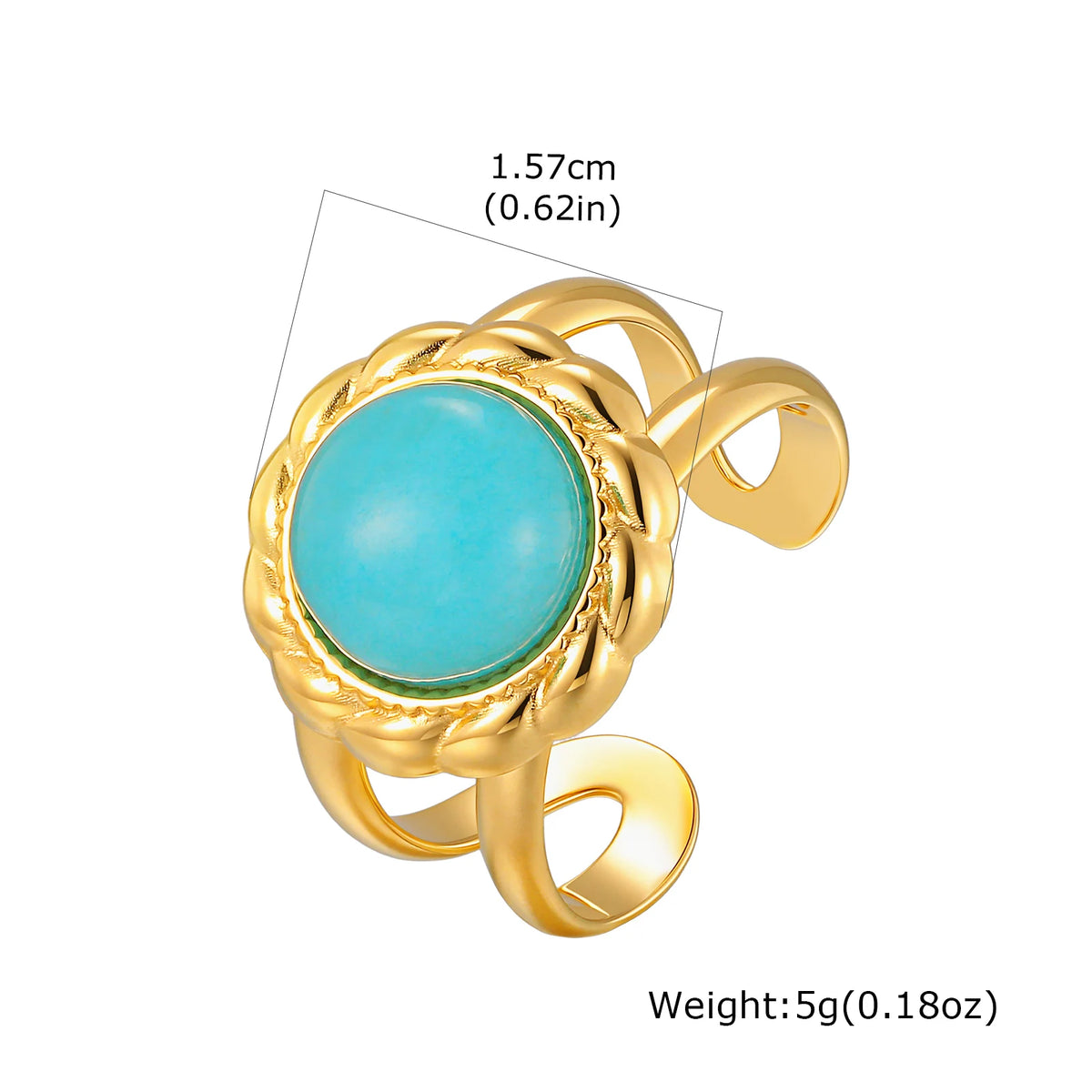 The Gaia Shield Statement Ring