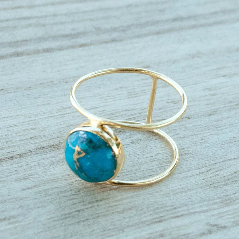 The Desert Sun Turquoise Ring