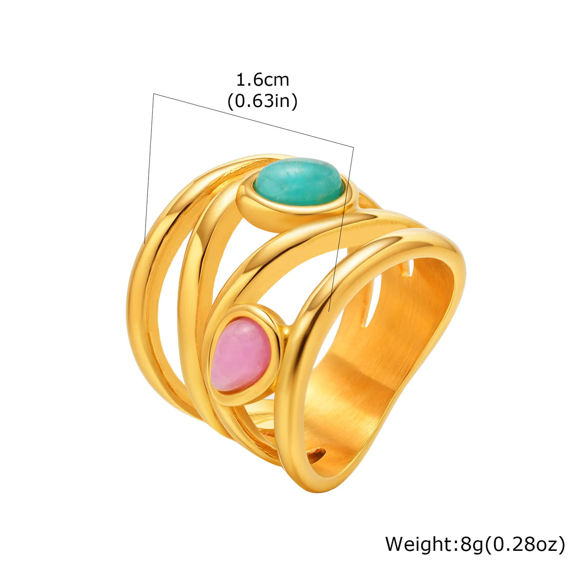 The Gaia Shield Statement Ring