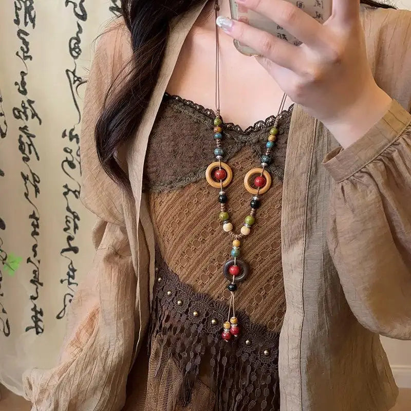 The Earthbound Wooden Pendant