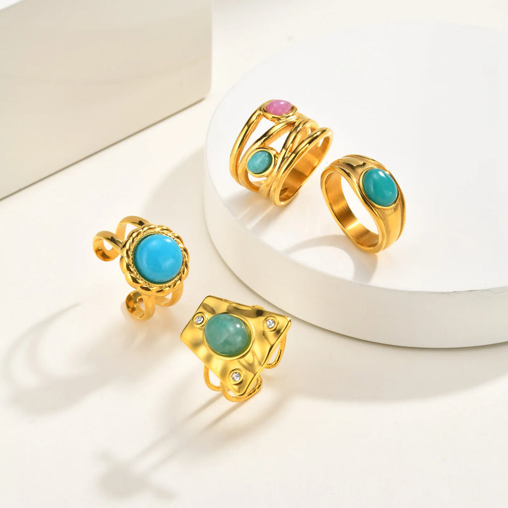 The Gaia Shield Statement Ring