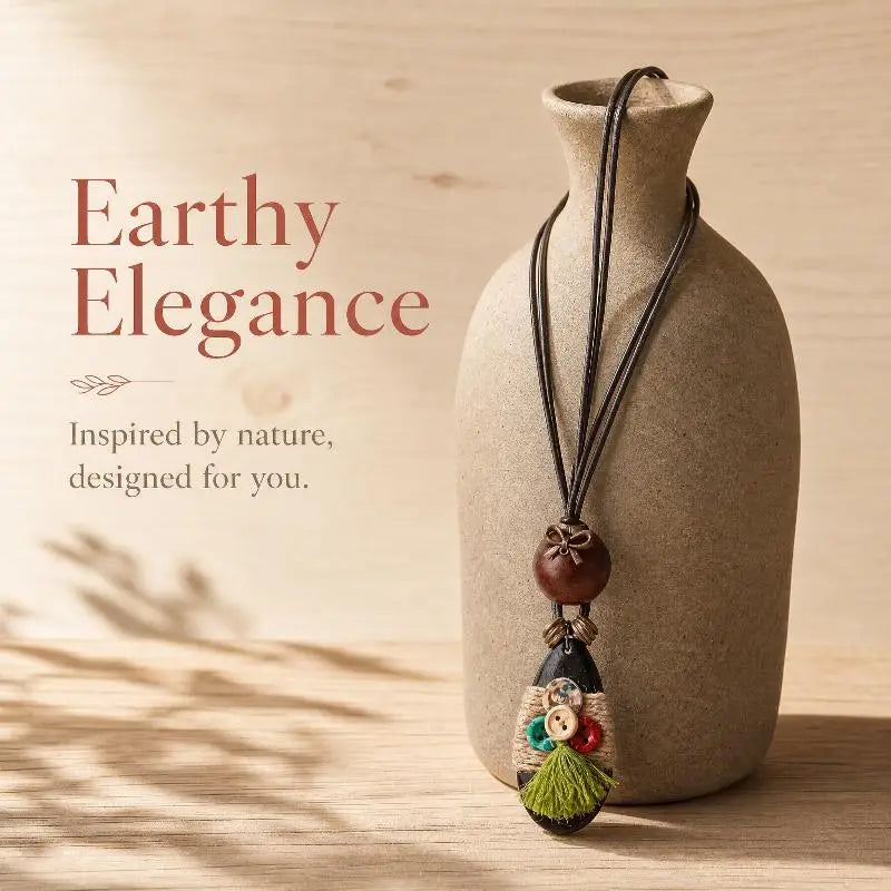 The Earthbound Wooden Pendant