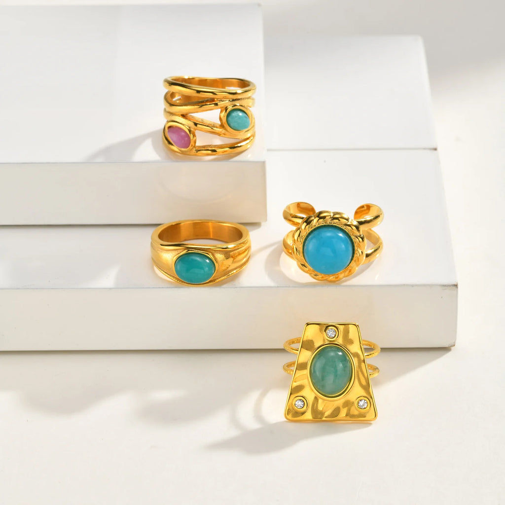 The Gaia Shield Statement Ring