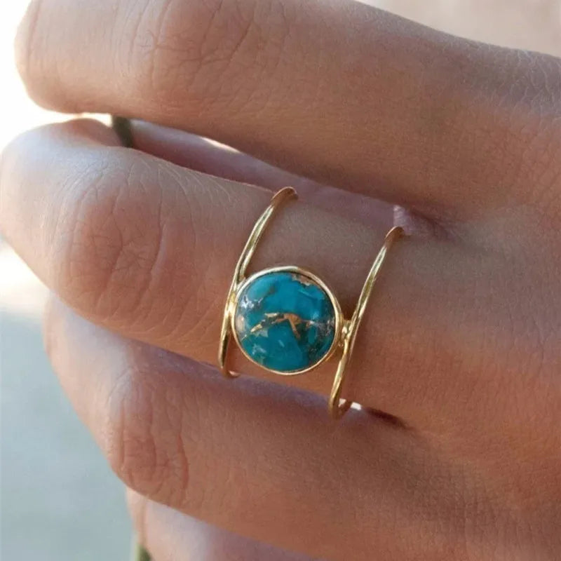 The Desert Sun Turquoise Ring