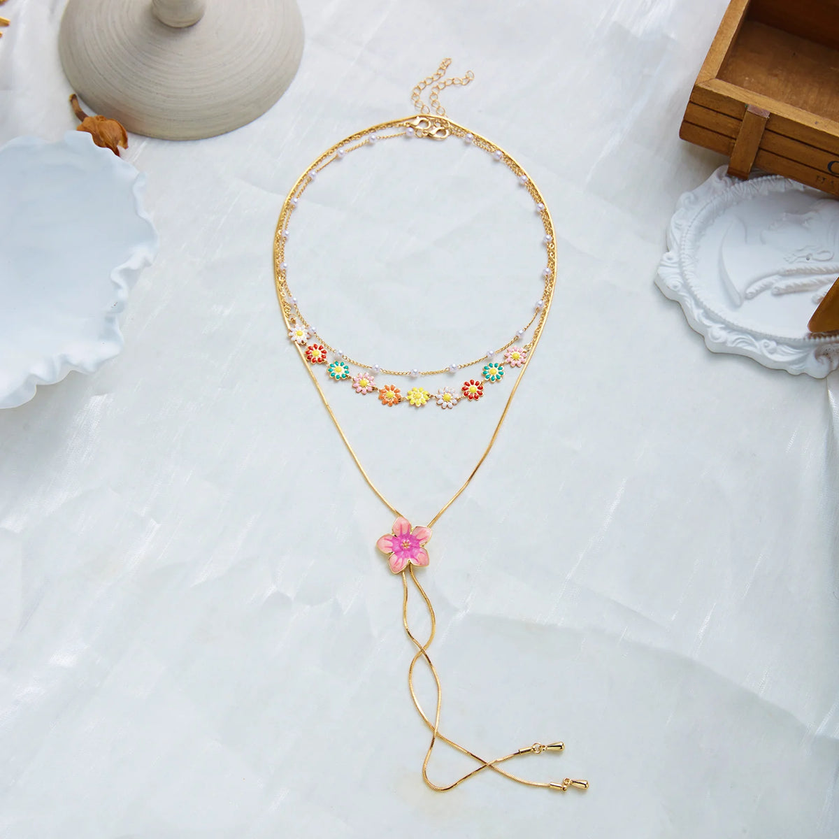 The Pearl & Meadowbloom Y-Choker