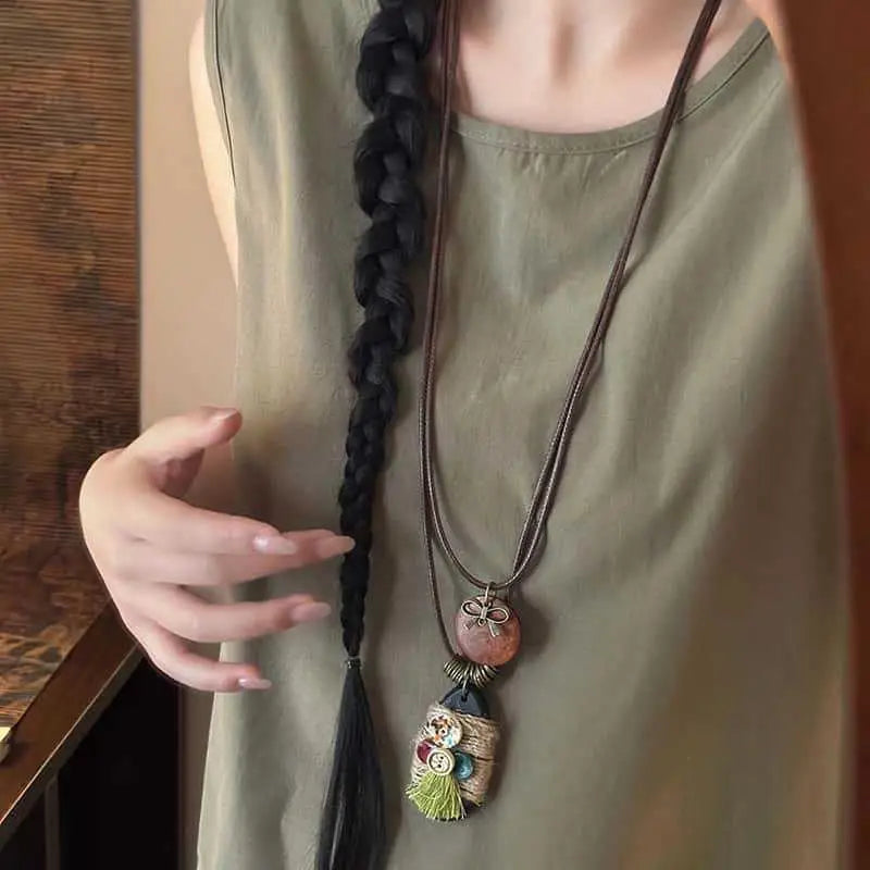 The Earthbound Wooden Pendant