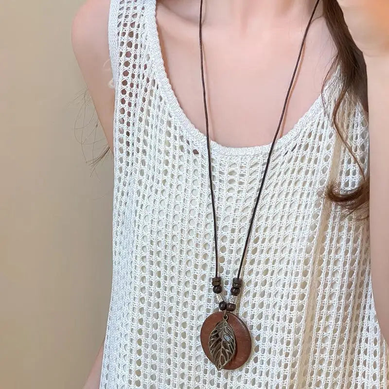 The Earthbound Wooden Pendant